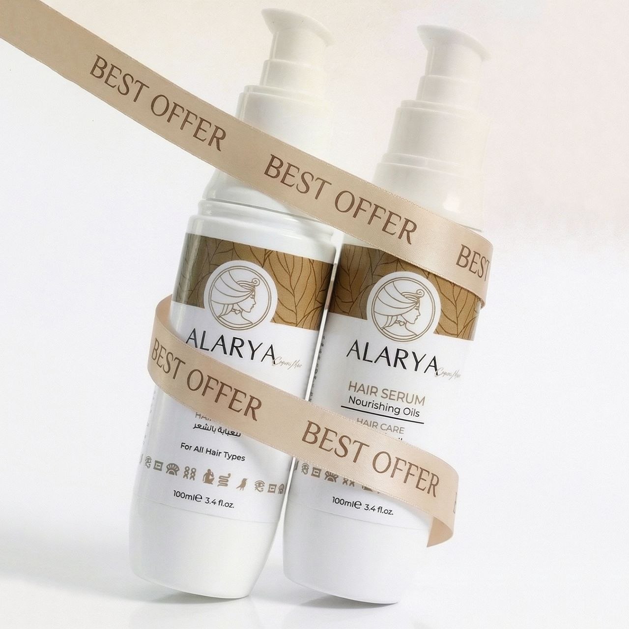 سيروم الشعر من ألاريا بقوة 10 زيوت طبيعية